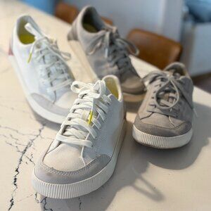 LOT OF 2 Pairs SOREL Out N About Plus Sneakers | Women's 8.5 | Gray White Pink